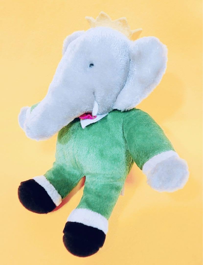 Amazon.co.jp: 当時物ぞうのババールぬいぐるみヴィンテージ象BABAR